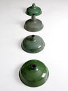 vintage industrial pendant light shades set/4