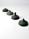 vintage industrial pendant light shades set/4