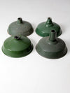 vintage industrial pendant light shades set/4