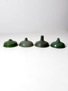 vintage industrial pendant light shades set/4