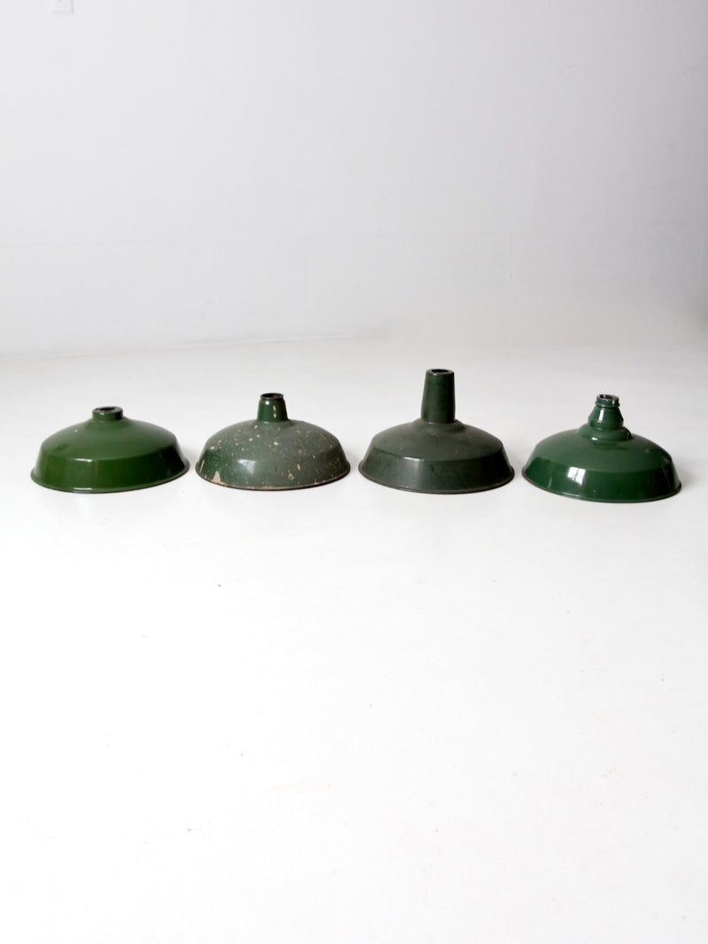 vintage industrial pendant light shades set/4