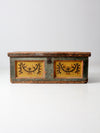 antique painted blanket chest