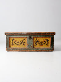 antique painted blanket chest