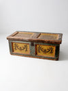 antique painted blanket chest