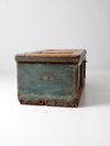 antique painted blanket chest