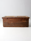 antique painted blanket chest