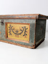 antique painted blanket chest