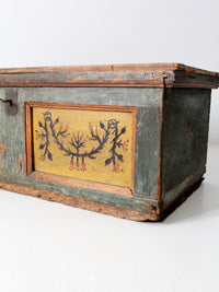 antique painted blanket chest