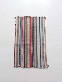 vintage striped accent rug