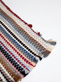 vintage striped accent rug