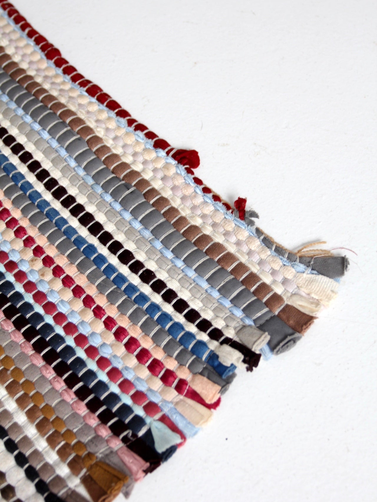 vintage striped accent rug