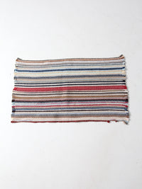 vintage striped accent rug