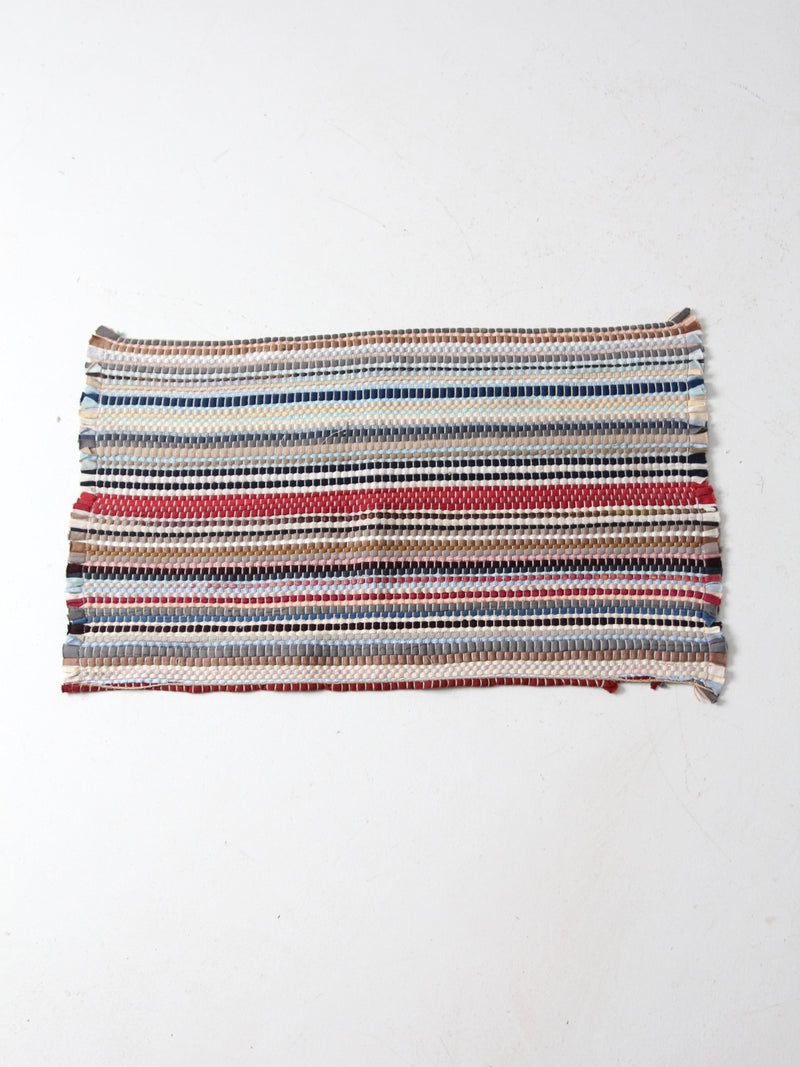 vintage striped accent rug