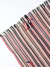 vintage striped rag rug