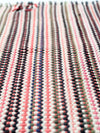 vintage striped rag rug