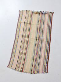 vintage stripe throw rug, 41 x 24