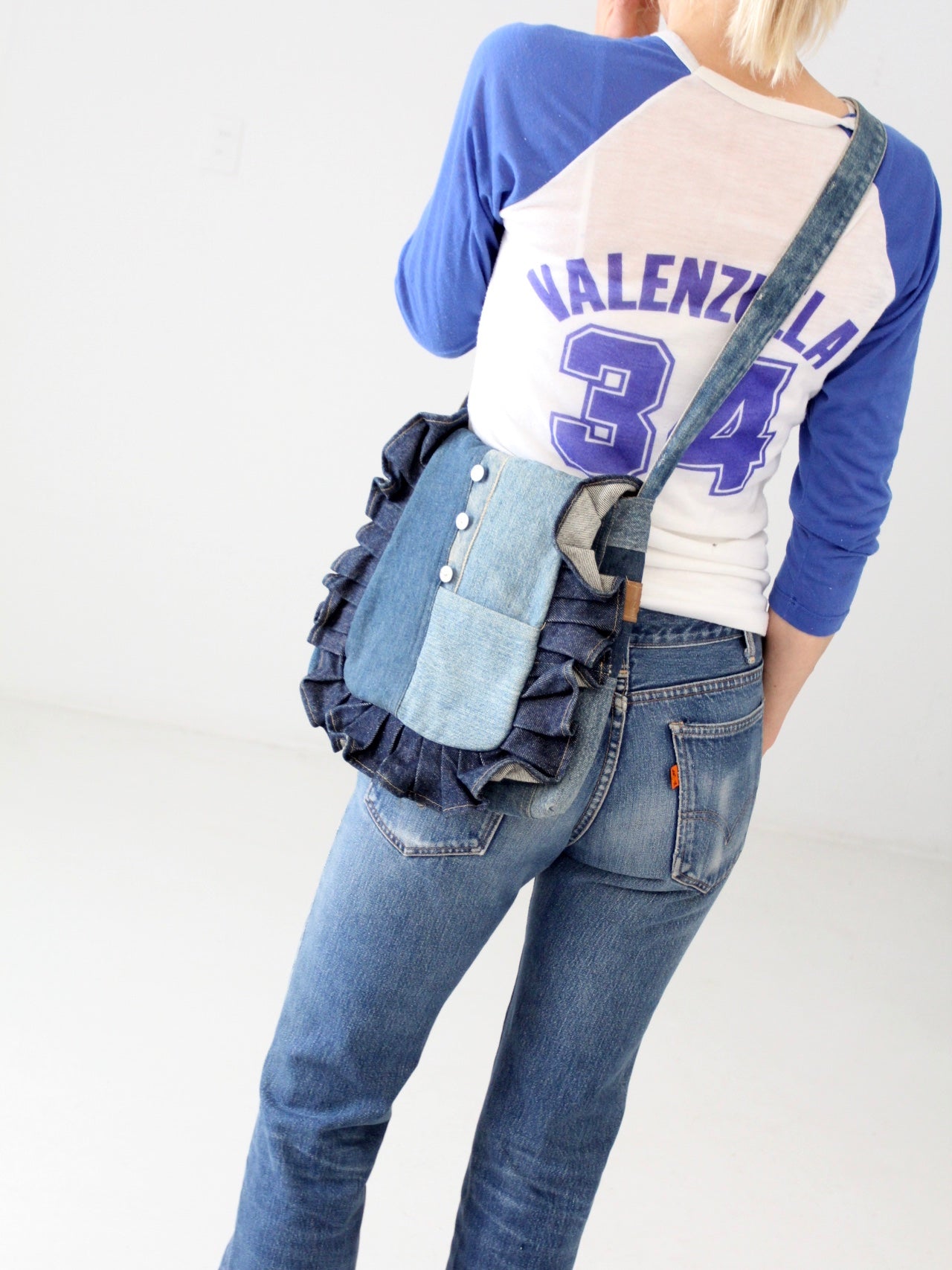 vintage 70s denim purse 86 Vintage