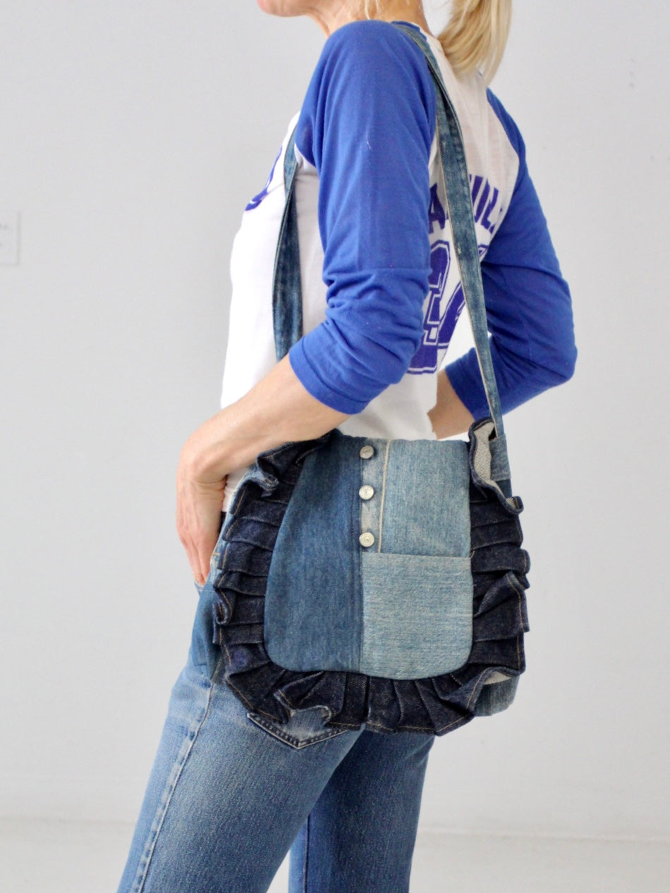 Blue 2025 jeans purse