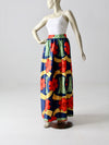 vintage 70s maxi skirt