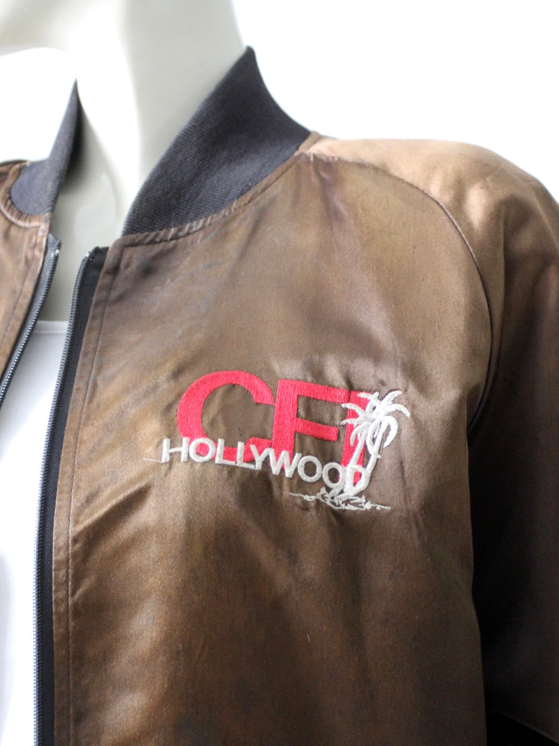 vintage CFI satin club jacket