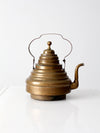antique brass teapot