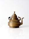 antique brass teapot