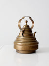 antique brass teapot