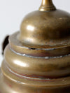 antique brass teapot
