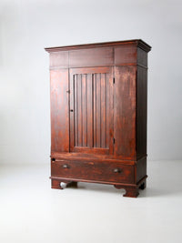 antique beadboard armoire