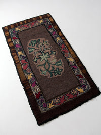 antique hooked rug