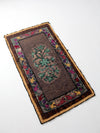 antique hooked rug