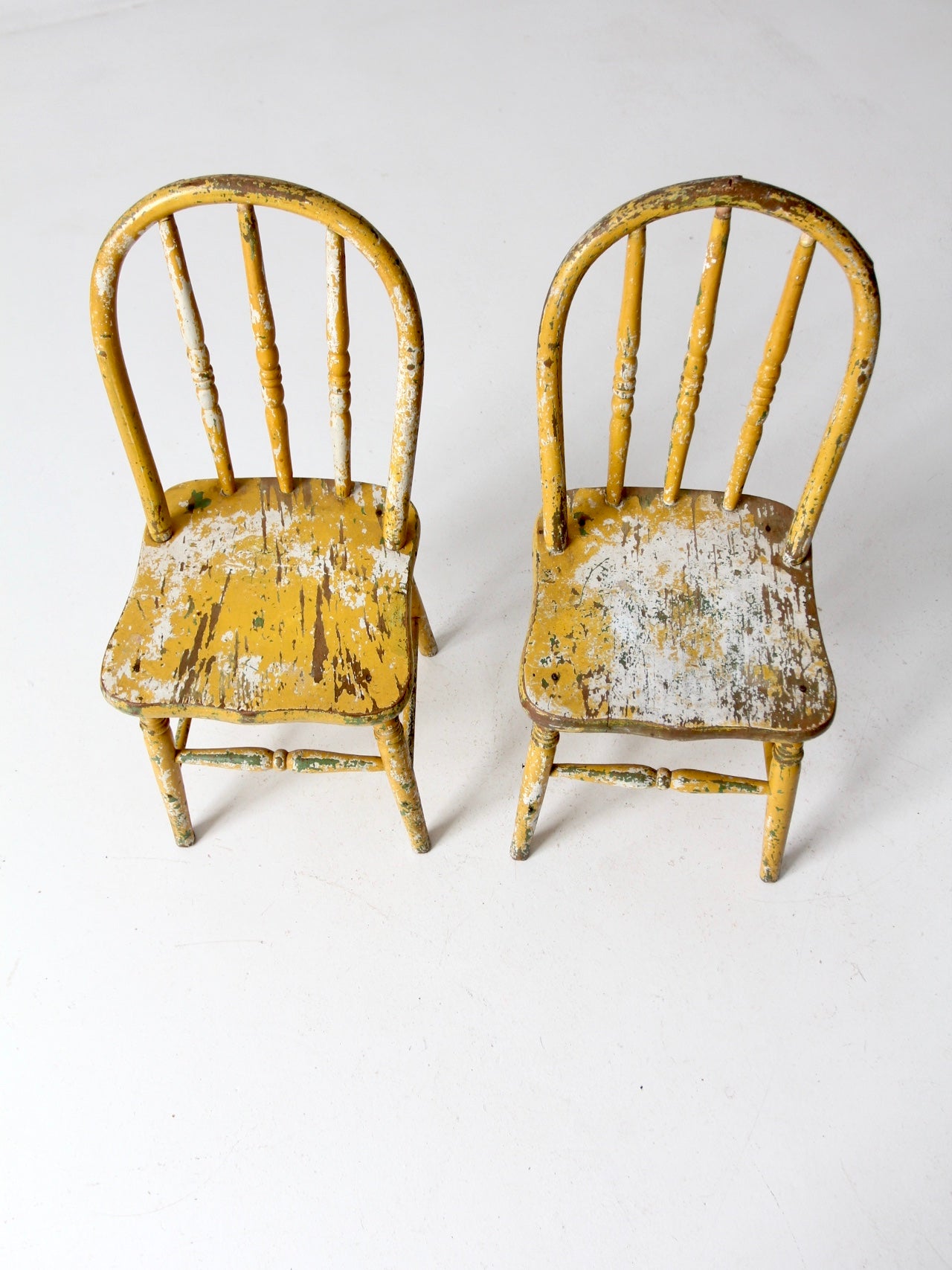 vintage children's chairs set of 2