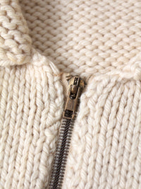 vintage 50s cowichan style sweater