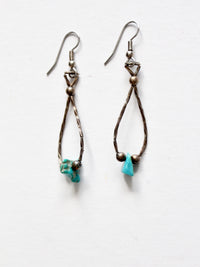 vintage turquoise drop earrings