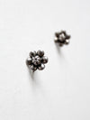 vintage sterling silver floral earrings