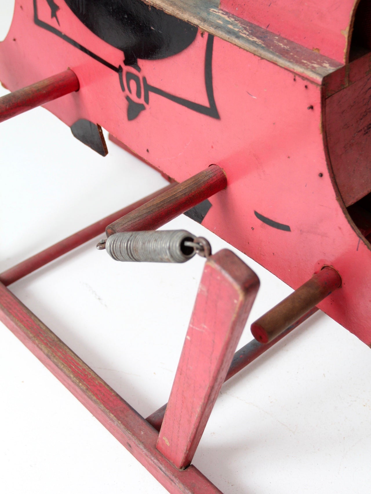 vintage spring rocking horse