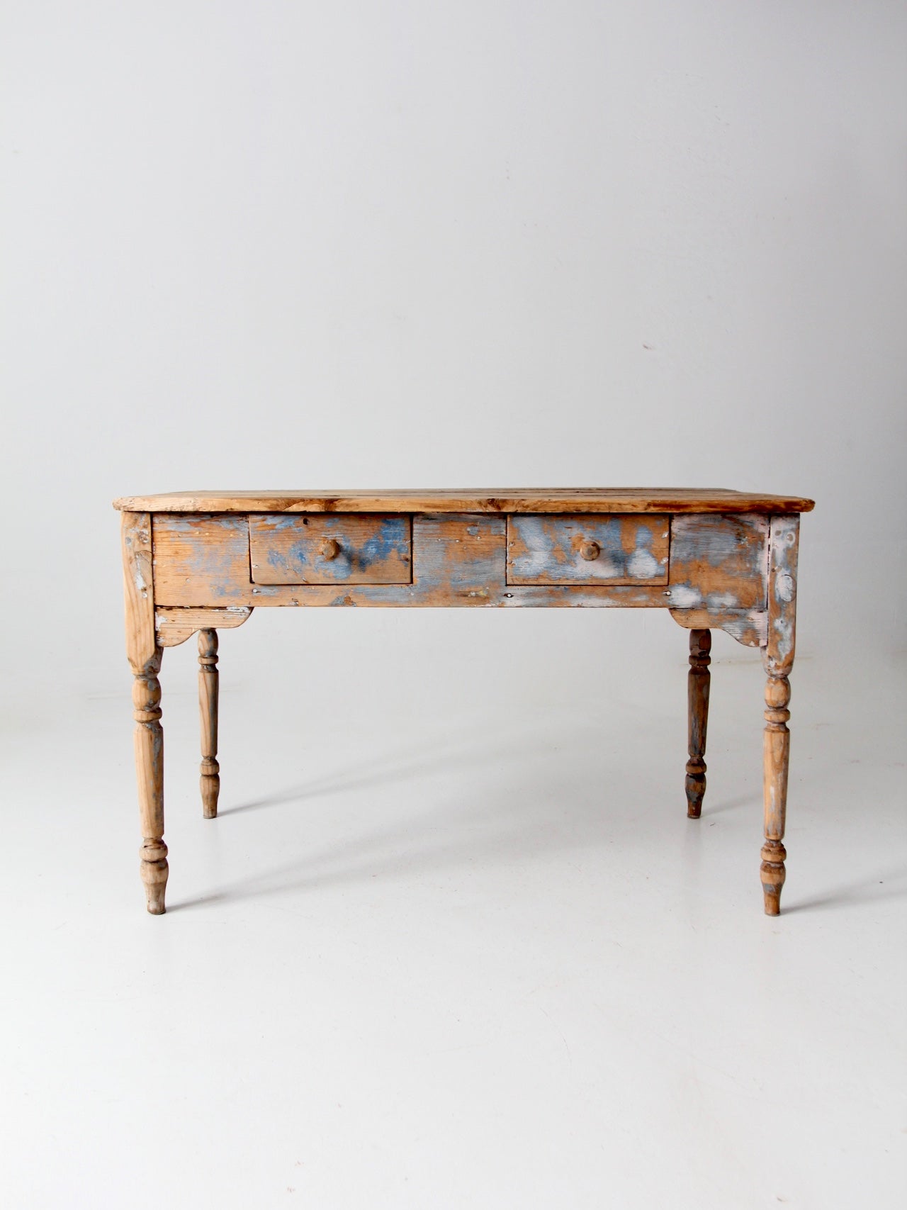 antique primitive desk table