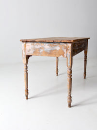 antique primitive desk table