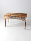 antique primitive desk table