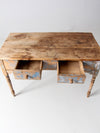 antique primitive desk table