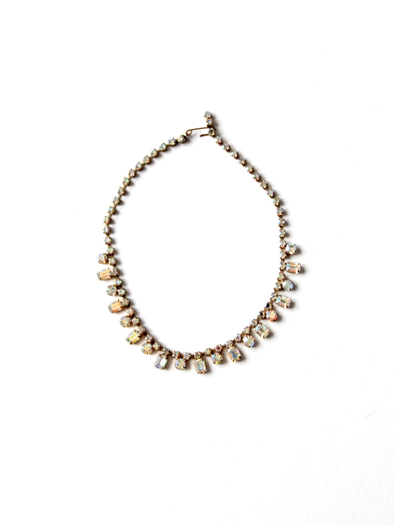 vintage rhinestone necklace