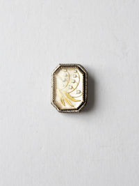 vintage floral brooch
