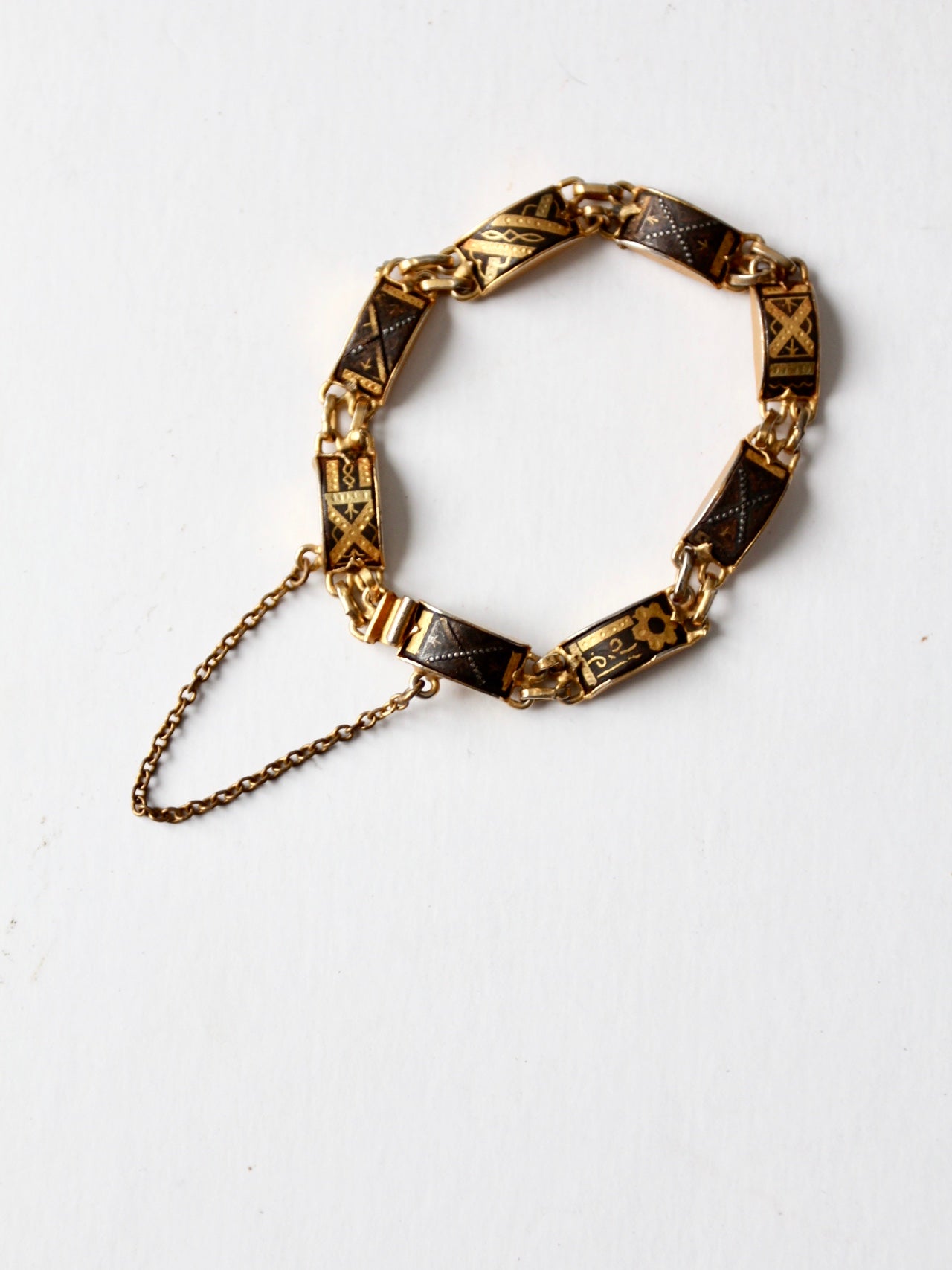 Vintage damascene bracelet hotsell
