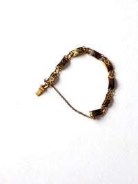 vintage damascene bracelet