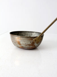 antique copper pan