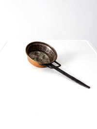 antique copper escargot pan