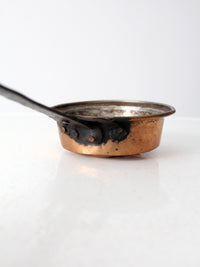 antique copper escargot pan