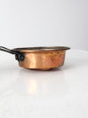 antique copper escargot pan