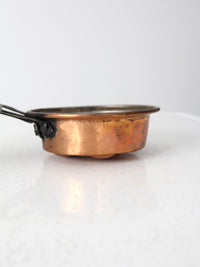 antique copper escargot pan