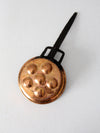 antique copper escargot pan
